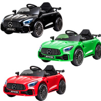 Kids Ride On Car 12V Battery Mercedes-Benz Licensed AMG GTR Toy Remote Control