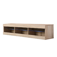 Vergne TV Cabinet LED Entertainment Unit Storage Stand Cabinets Modern