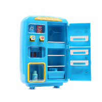Kids Play Set 2 IN 1 Refrigerator Vending Machine Kitchen Pretend Play Toys