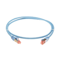 Cat 6A S/FTP LSZH Ethernet Network Cable. Blue