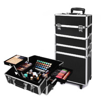 Makeup Case Professional Makeup Organiser 7 in 1 Trolley