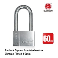 Padlock Steel Cp Rectangle Hd Long Shackle