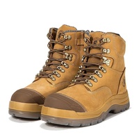 Safety Boots Kimberly Zip Side Nubuck Leather Pu/Tpu Sole