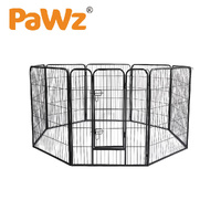 8 Panel Pet Dog Playpen Puppy Exercise Cage Enclosure Fence Cat Play Pen