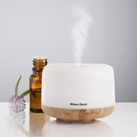 500ml Aroma Mood Light Diffuser - Light Wood 