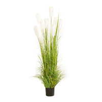 Green Artificial Indoor Potted Reed Grass Tree Fake Plant Simulation Decorative