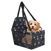 Waterproof Pet Booster Car Seat Breathable Mesh Safety Travel Portable Dog Carrier Bag