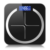 180kg Digital Fitness Weight Bathroom Body Glass LCD Electronic Scales