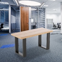 Trapezoid Shaped Table Bench Desk Legs Retro Industrial Design Fully Welded