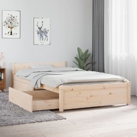 Armadale Bed Frame with Drawers 92x187 cm Single Bed Size