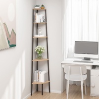 5-Tier Corner Shelf and 45.5x31.5x180 cm