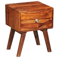 Alamosa Nightstand with 1 Drawer 55 cm Solid Sheesham Wood