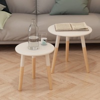 Vestavia Side Table Set 2 Pieces Solid Pinewood