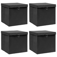Storage Boxes with Lids 32x32x32 cm Fabric