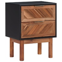 Stonington Nightstand 40x30x53 cm Solid Acacia Wood and MDF