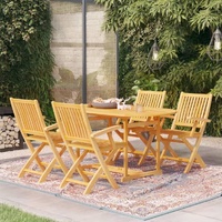 Garden Dining Set Solid Teak Wood