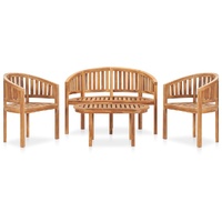 Banana Garden Lounge Set Solid Teak Wood