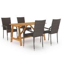 5 Piece Garden Dining Set