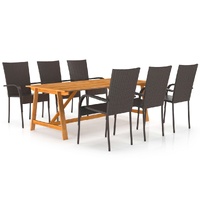 7 Piece Garden Dining Set
