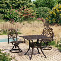 Bistro Set Cast Aluminium