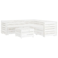 Garden Lounge Set Pallets Wood