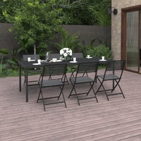 Outdoor Dining Set Steel