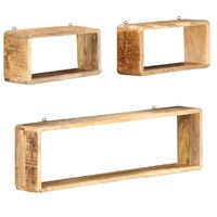 3 Piece Wall Cube Shelf Set