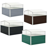 Greenhouse 100x100x85 cm Galvanised Steel