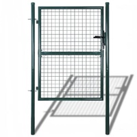 Fence Gate Steel Green