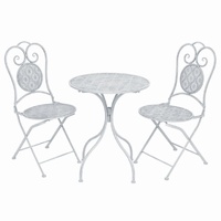 3 Piece Bistro Set Steelish