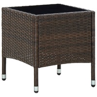 Garden Table 40x40x45 cm Poly Rattan