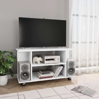 Bowling TV Cabinet with Castors 80x40x40 cm Engineered Wood