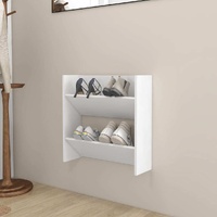 Wall Shoe Cabinet Engineered Wood