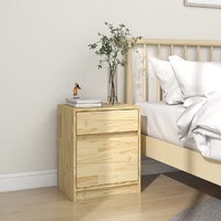 Cleethorpes Bedside Cabinet 40x31x50 cm Solid Pinewood