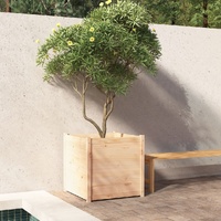 Garden Planter 70x70x70 cm Solid Pinewood