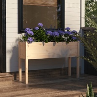 Garden Planter 110x31x70 cm Solid Pinewood