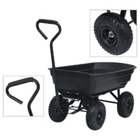 Garden Tipping Hand Cart 300 kg 75L