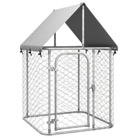 Outdoor Dog Kennel with Roof