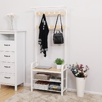 VASAGLE Coat Rack Stand 175cm HSR40W
