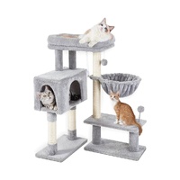 Floofi 97cm Adjustable Base Plush Cat Tree