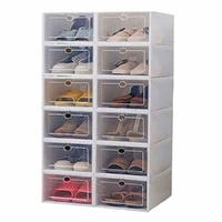 GOMINIMO Plastic Shoe Box (White)
