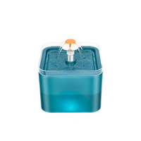 Automatic Electric Pet Water Fountain Dog Cat Water Feeder Bowl Dispenser W LED