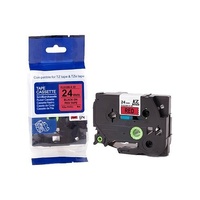 Flexi ID tape black on red 8m - for use in Printer