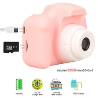 Mini Digital Children Camera Kids Camera 2.0" LCD Toy 32G Card HD.