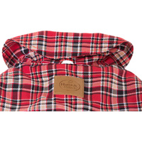 Tartan Red Dog Coat