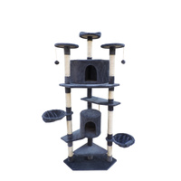 200 cm Cat Scratching Post Tree Scratcher Corner Tower Furniture