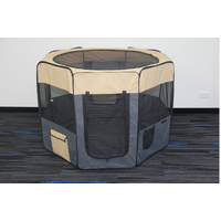 High Foldable XL Dog Puppy Cat Cage Soft Playpen Rabbit Enclosure