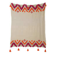 J.Elliot Home Merryn Cotton Throw Multi
