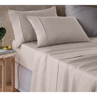 Vintage Design Homewares Hemp Sheet Set Queen