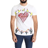Saint Valentine Print Crew Neck Short Sleeves T-shirt Men